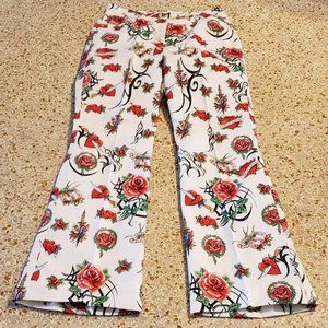 Escada Floral Jeans